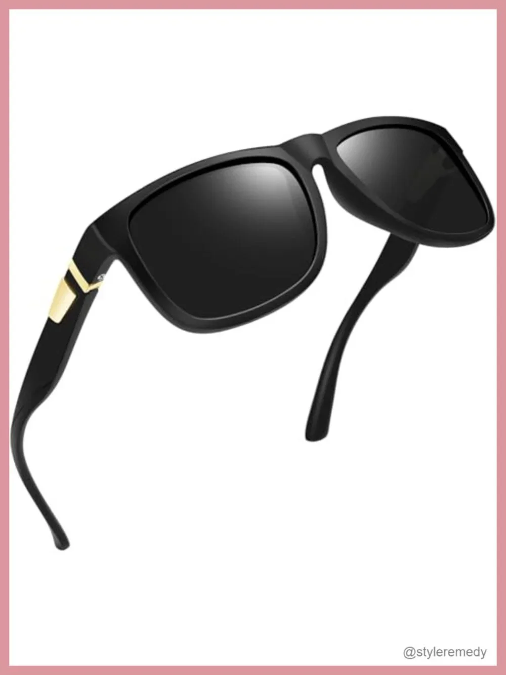 Oversized Square Sunglasses with UV400 Protection Polarized for Men Women